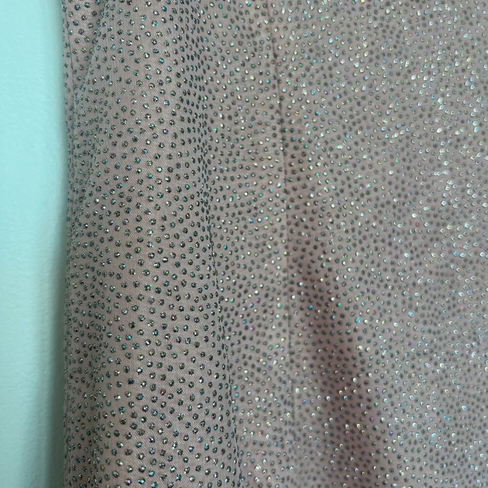 VINTAGE BABY PINK STRAPLESS DRESS LAUNDRY BY shelli segal GOWN - Picture 2 of 6